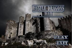 Poster Battle Dragons War