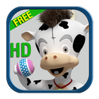 Talking Cow HD Free आइकन