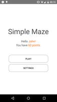 Simple Maze الملصق