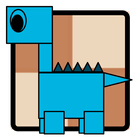 Square Dino Crush icône