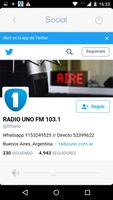 Radio Uno FM 103.1 capture d'écran 1