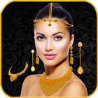 Jewelry Photo Face Stickers آئیکن