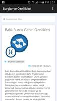 Burçlar ve Özellikleri स्क्रीनशॉट 1