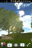 3D Live Wallpaper Cute sheeps screenshot 1