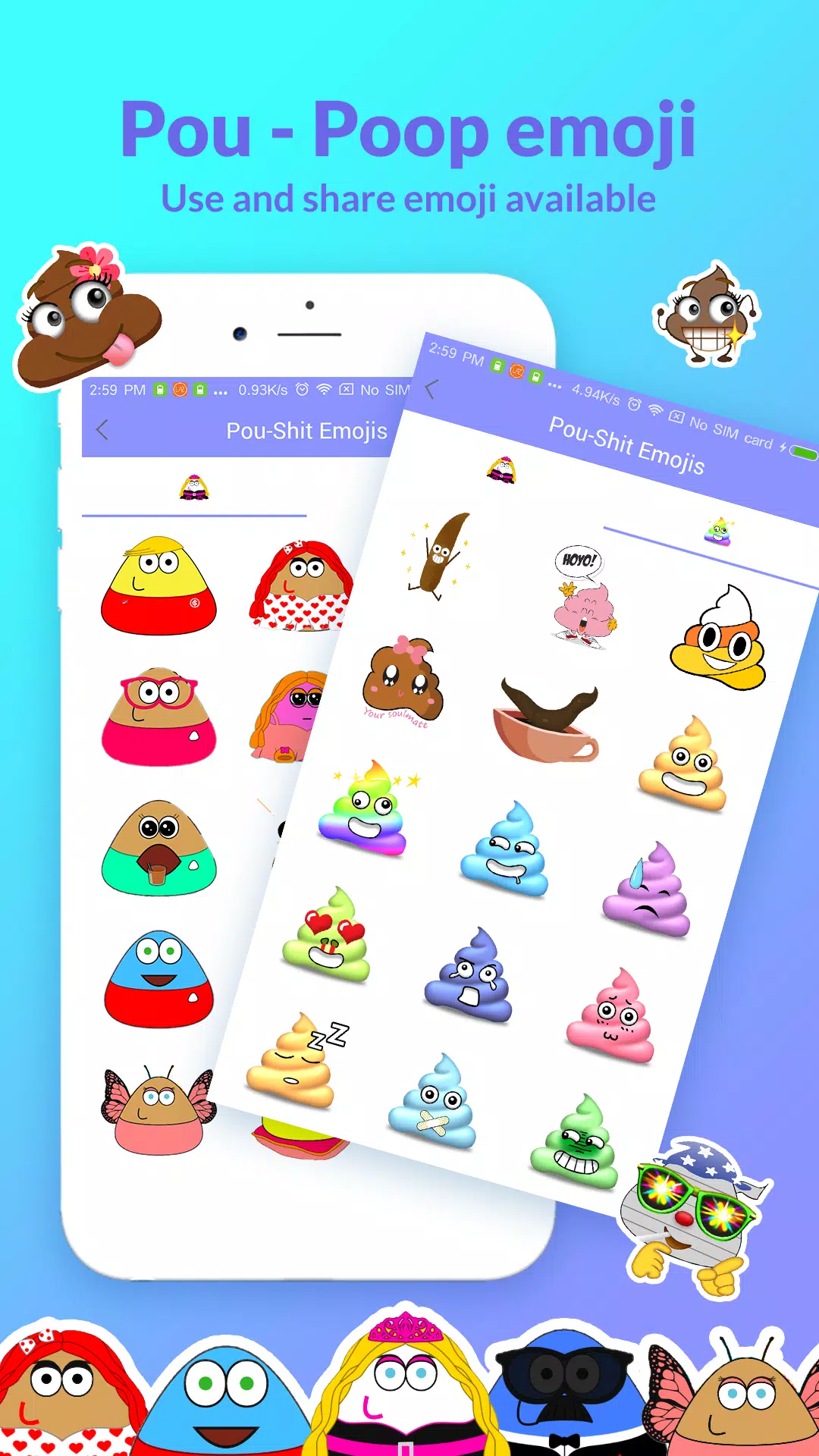 Pou Sticker - Pou - Discover & Share GIFs