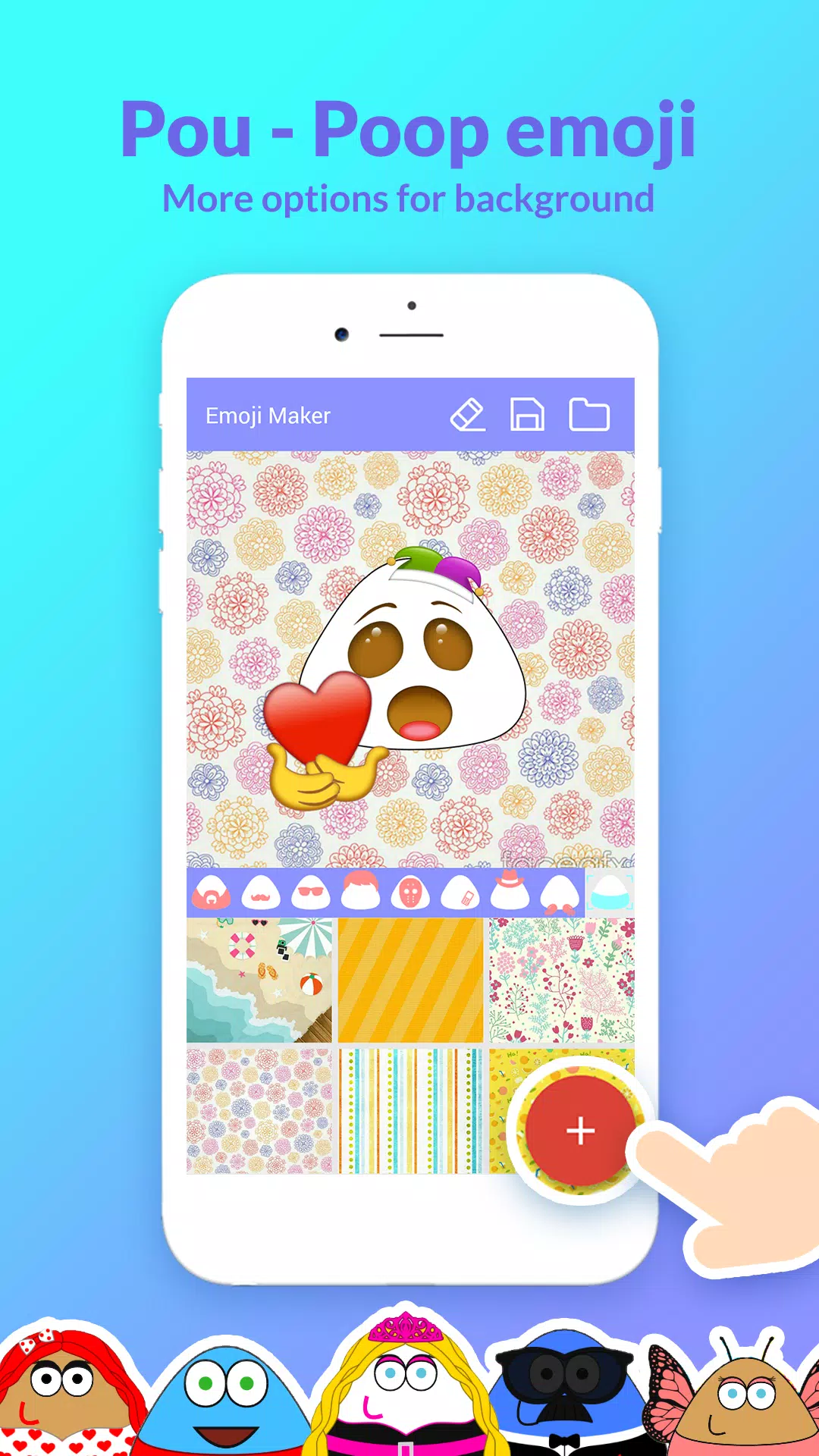 Pou Emoji Maker Animoji Phone X- Game Pou for Free APK for Android Download