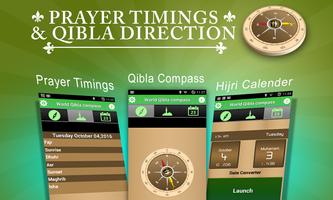 FInd Qibla Directional Compass الملصق