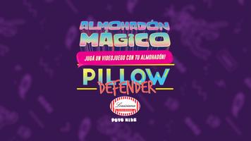 Almohadón Mágico Pillow Defender الملصق