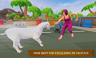 Angry Goat Simulator 3D: Mad Goat Attack Affiche