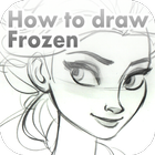 How to draw Frozen アイコン