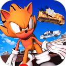 Xonic Superhero: Hedgehog Knuckles Battle APK