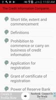 The Credit Information Companies Regulation Act اسکرین شاٹ 1