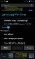 Quick Mute Widget With Timer capture d'écran 2