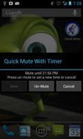 Quick Mute Widget With Timer capture d'écran 3