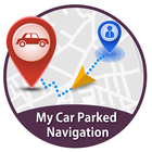 Car Park Location Navigation biểu tượng