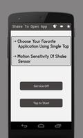 Shake To Open App ảnh chụp màn hình 3