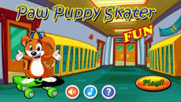 Paw Puppy Skater On Patrol الملصق