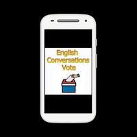 English conversation for vote poster