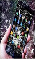 Cracked my screen 3D prank Affiche