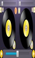 Vitual DJ mixer player-poster