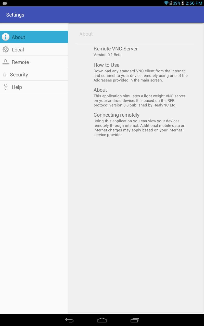 Remote VNC Server for Android - APK Download - 
