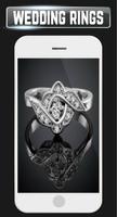 Wedding Rings Set Couple Engagement Gold Jewellery syot layar 1