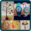 DIY Creative Button Home Craft Project Idea Design