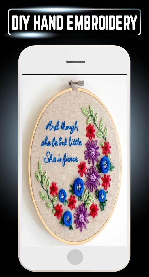 Diy Hand Embroidery Stitch Home Craft Ideas Design For