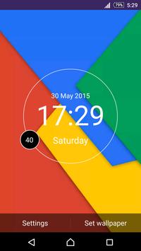 Material Minimal Clock Livewp For Android Apk Download