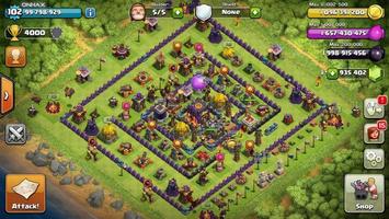 Simulator for clash of clans - hack free coc prank Affiche