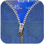 Jeans Zipper Lock Screen-icoon