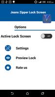 Jeans Zipper Lock Screen 포스터