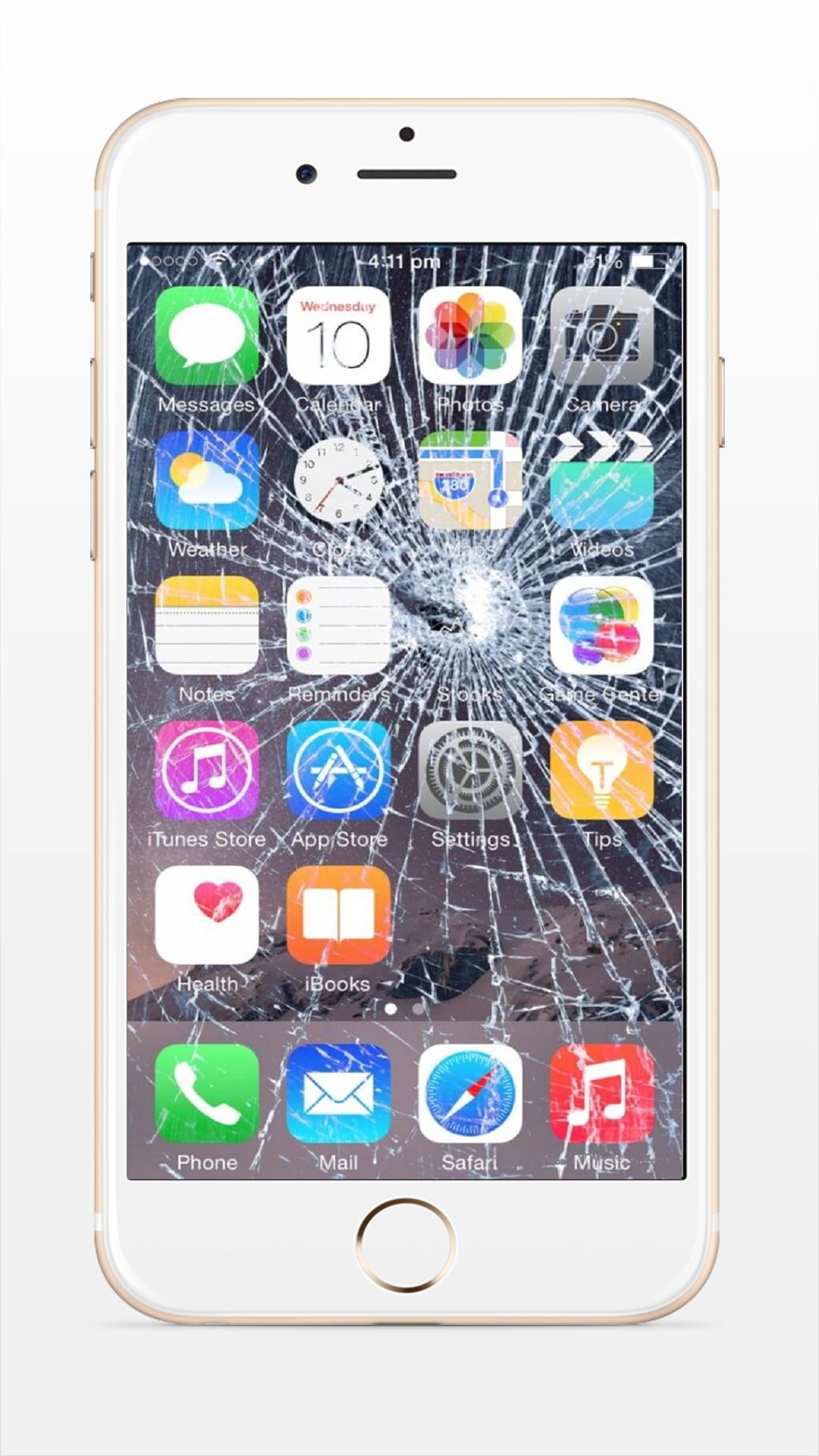 Broken Screen-Crack iphone fr Android - APK herunterladen