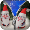 Santa Claus Zipper Lock Screen