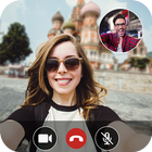 Fake Video Call أيقونة