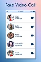 Fake Video Call تصوير الشاشة 3