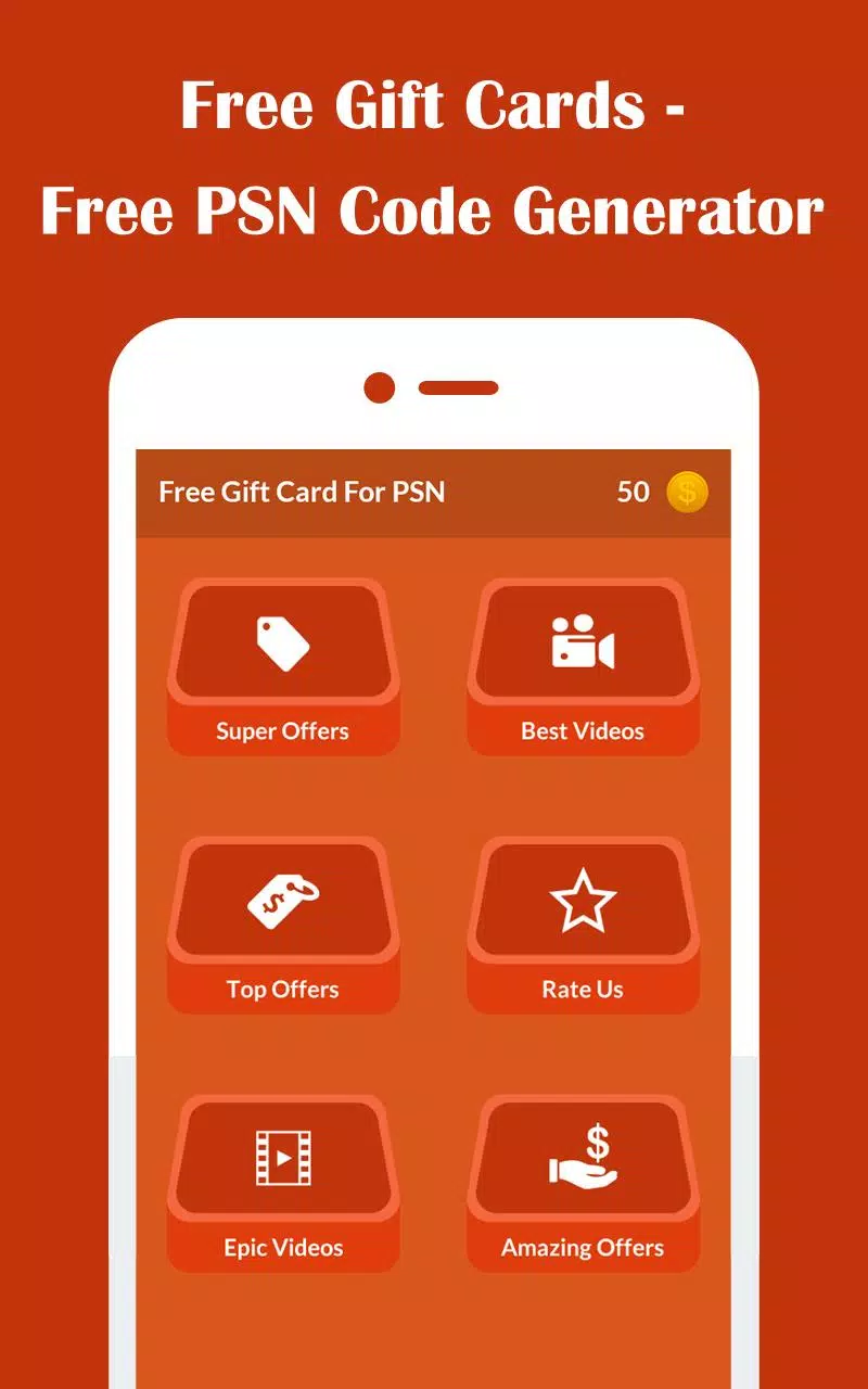 Free Gift Cards - Free PSN Code Generator APK for Android Download
