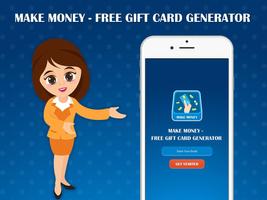Make Money - Free Gift Card Generator постер