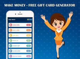 Make Money - Free Gift Card Generator Ekran Görüntüsü 1