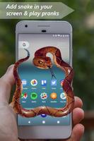 Snake on Mobile Screen Prank スクリーンショット 2