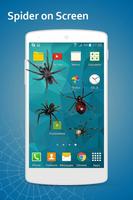 Spider on Mobile Screen Joke plakat