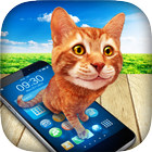 Cat in Phone ikona