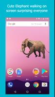 Elephant in Phone Poster