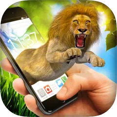 Lion in Phone Prank APK download