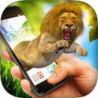 Lion in Phone Prank ikona