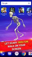 Skeleton in Phone Prank poster