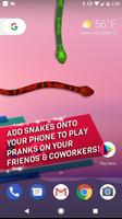 Snake In Phone Prank Plakat
