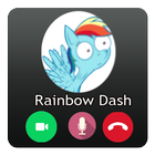 Calling Rainbow Dash Prank icône