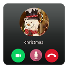 Fake call christmas prank icône