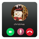 Fake call christmas prank آئیکن